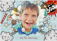 Klick: Details zu Fotopuzzle 100 Teile "Boom" anzeigen Fotopuzzle 100 Teile Boom 100 Teile