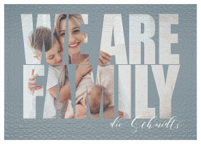 Fotopuzzle 1000 Teile Familienmensch 1000 Teile blau