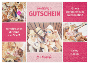 Fotopuzzle 1000 Teile Fotoshooting 1000 Teile rosa