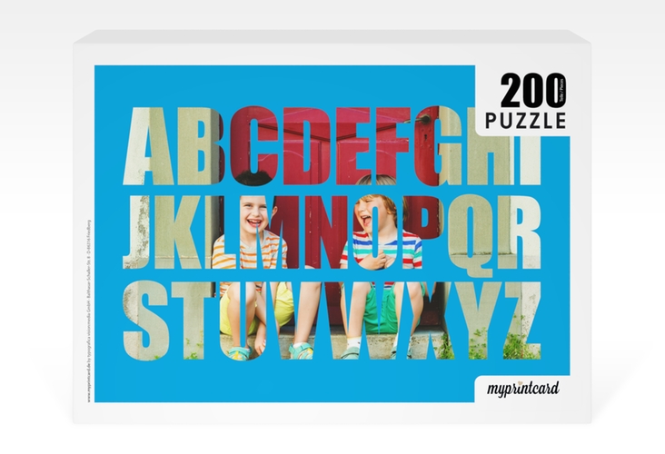 Fotopuzzle 200 Teile Buchstaben 200 Teile