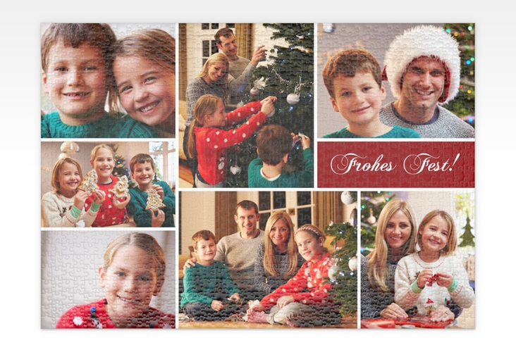 Fotopuzzle 1000 Teile Weihnachtsduft 1000 Teile rot