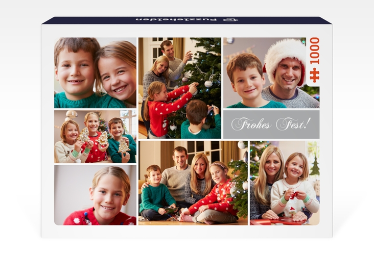 Fotopuzzle 1000 Teile Weihnachtsduft 1000 Teile grau