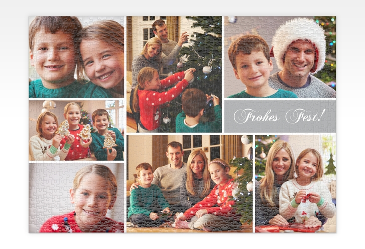 Fotopuzzle 1000 Teile Weihnachtsduft 1000 Teile grau