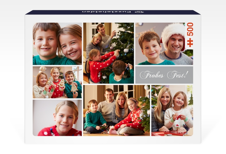 Fotopuzzle 500 Teile Weihnachtsduft 500 Teile grau