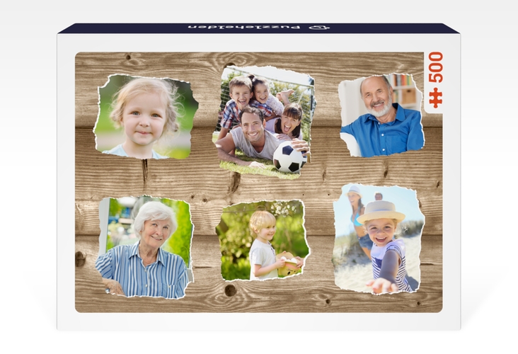 Fotopuzzle 500 Teile Holzig 500 Teile