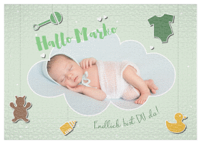 Klick: Details zu Fotopuzzle 1000 Teile "Babywolke" anzeigen Fotopuzzle 1000 Teile Babywolke