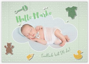 Fotopuzzle 1000 Teile Babywolke