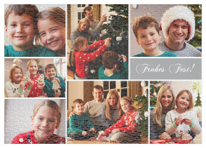 Fotopuzzle 1000 Teile Weihnachtsduft 1000 Teile grau