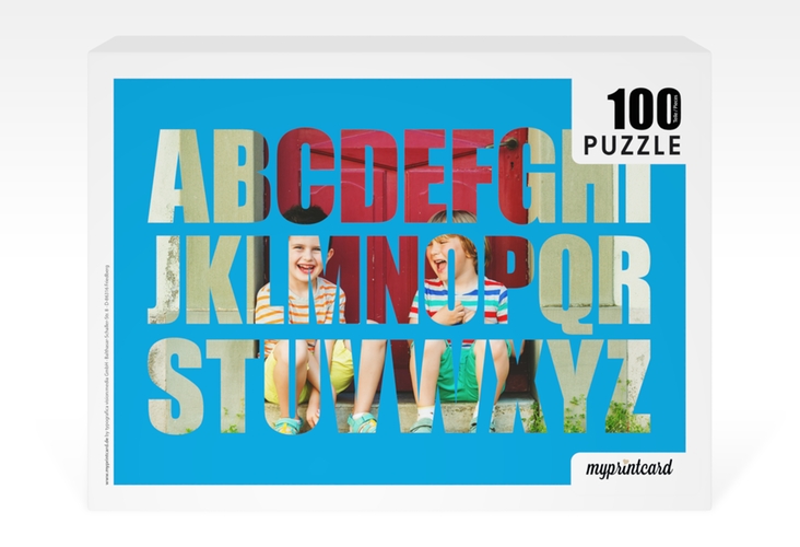 Fotopuzzle 100 Teile Buchstaben 100 Teile