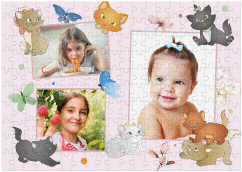 Klick: Details zu Fotopuzzle 200 Teile "Katzenpfote" anzeigen Fotopuzzle 200 Teile Katzenpfote 200 Teile rosa