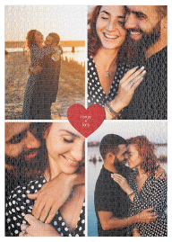 Fotopuzzle 1000 Teile Lieblingsmensch 1000 Teile weiss